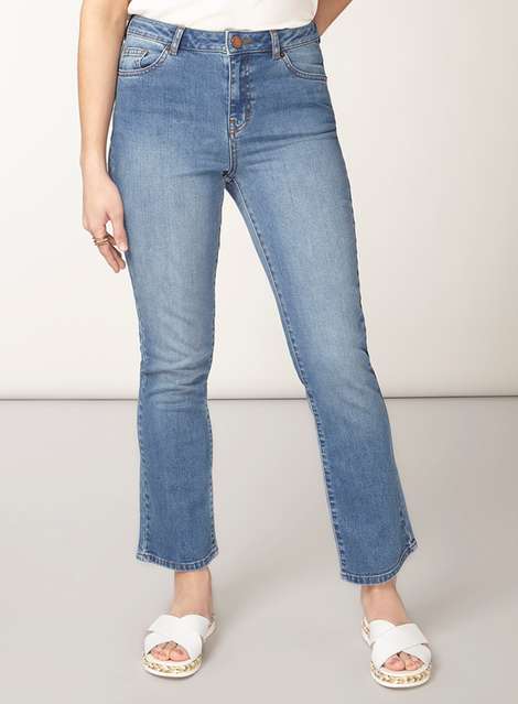 **Tall Cropped Fasion Kickflare Jeans